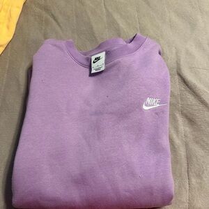Nike Women's Purple Sweatshirt
